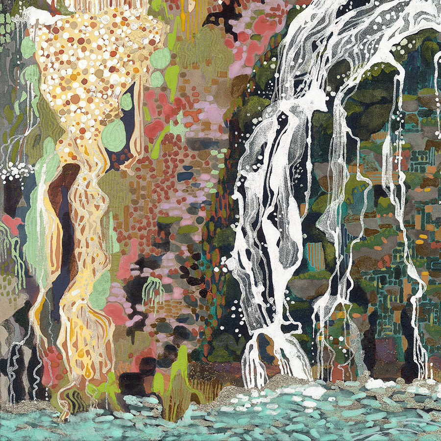Yuko Kurihara "Shirahige Falls" Giclee print ( Edition No. & signature)(framed)