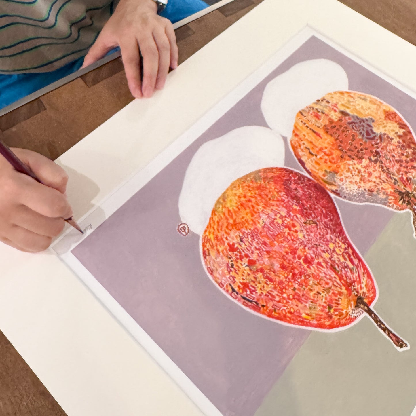 Yuko Kurihara "Maple Red" Giclee print ( Edition No. & 
signature)(size:small)(sheet only)