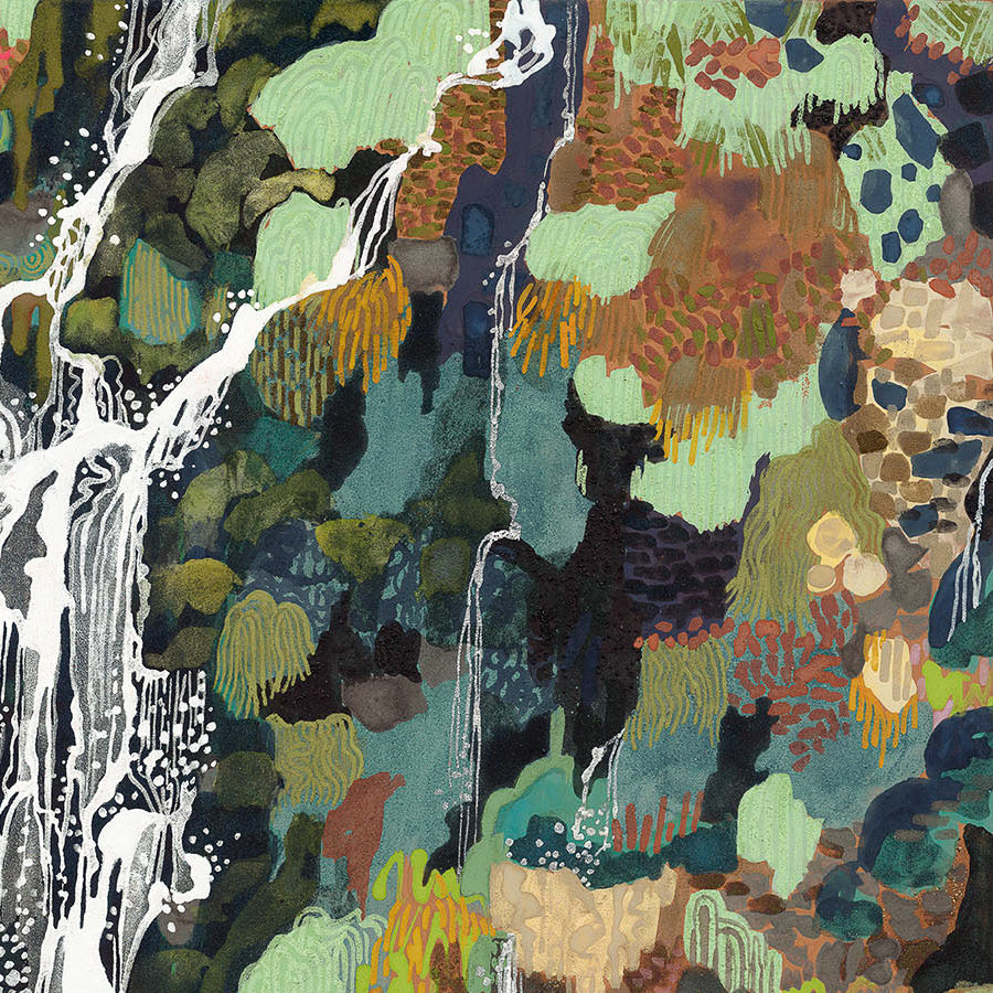 Yuko Kurihara "Shirahige Falls" Giclee print ( Edition No. & signature)（framed）