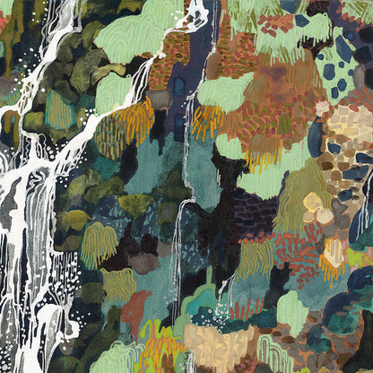 Yuko Kurihara "Shirahige Falls" Giclee print ( Edition No. & signature)（framed）