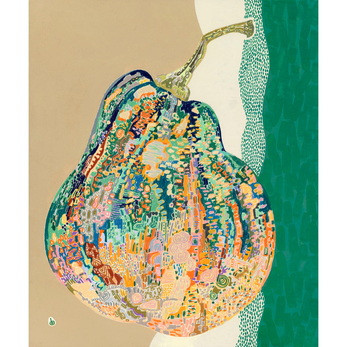 Yuko Kurihara "Zucca" Giclee print ( Edition No. & signature)（framed）