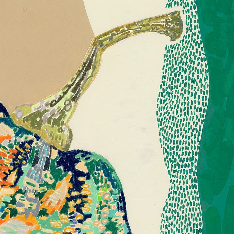 Yuko Kurihara "Zucca" Giclee print ( Edition No. & signature)（framed）